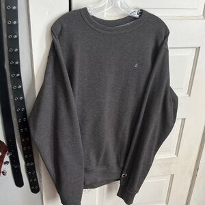 Champion Men's Charcoal Crewneck Sweater